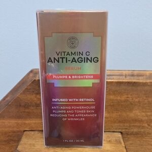 THE BEAUTY FOUNDRY VITAMIN C ANTI-AGING SERUM WITH RETINOL
